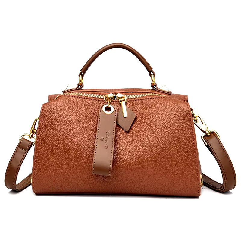 Chic Luxury Leather Crossbody Shoulder Bag for Women - Perfect Blend of Style and Functionality