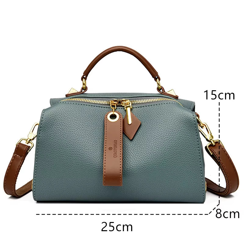 Chic Luxury Leather Crossbody Shoulder Bag for Women - Perfect Blend of Style and Functionality